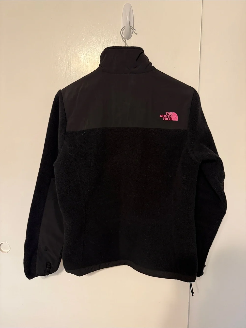 The North Face Women’s Denali Jacket Black Fleece Pink Ribbon M Winter Warm